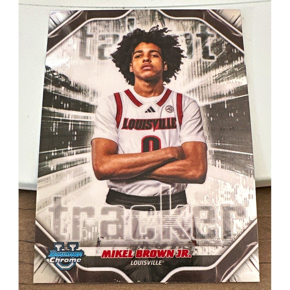 Topps 2025-26 Bowman Chrome Talent Tracker TT-11 Mikel Brown Jr. Louisville